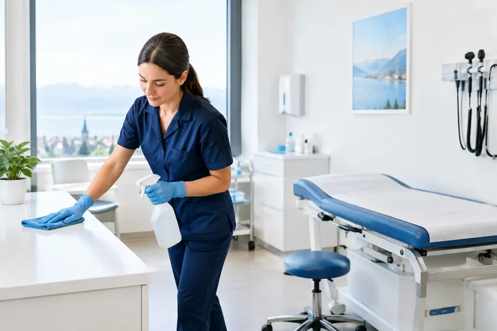Nettoyage de cabinet médical à Lausanne : bien choisir son prestataire