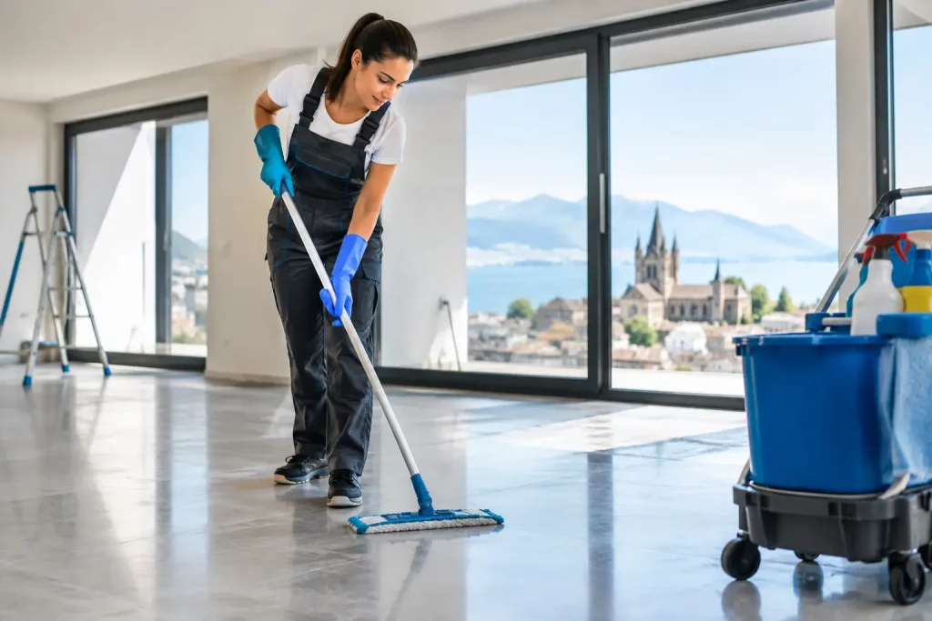 Réussir son nettoyage après travaux à Lausanne
